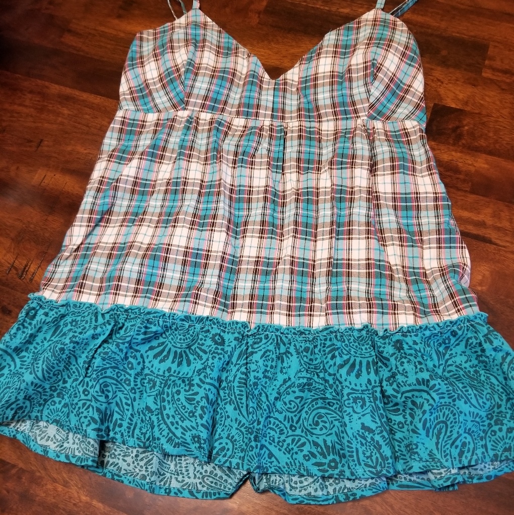 Ruffle String Strap Top
